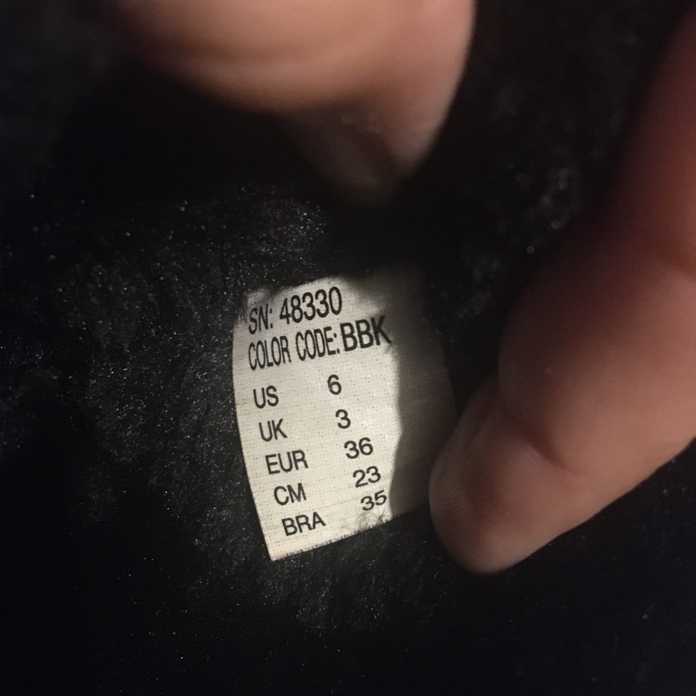 Skechers Star Shooter Skyward Suede & Fur-lined Black Boots NWT - Picture 12 of 12